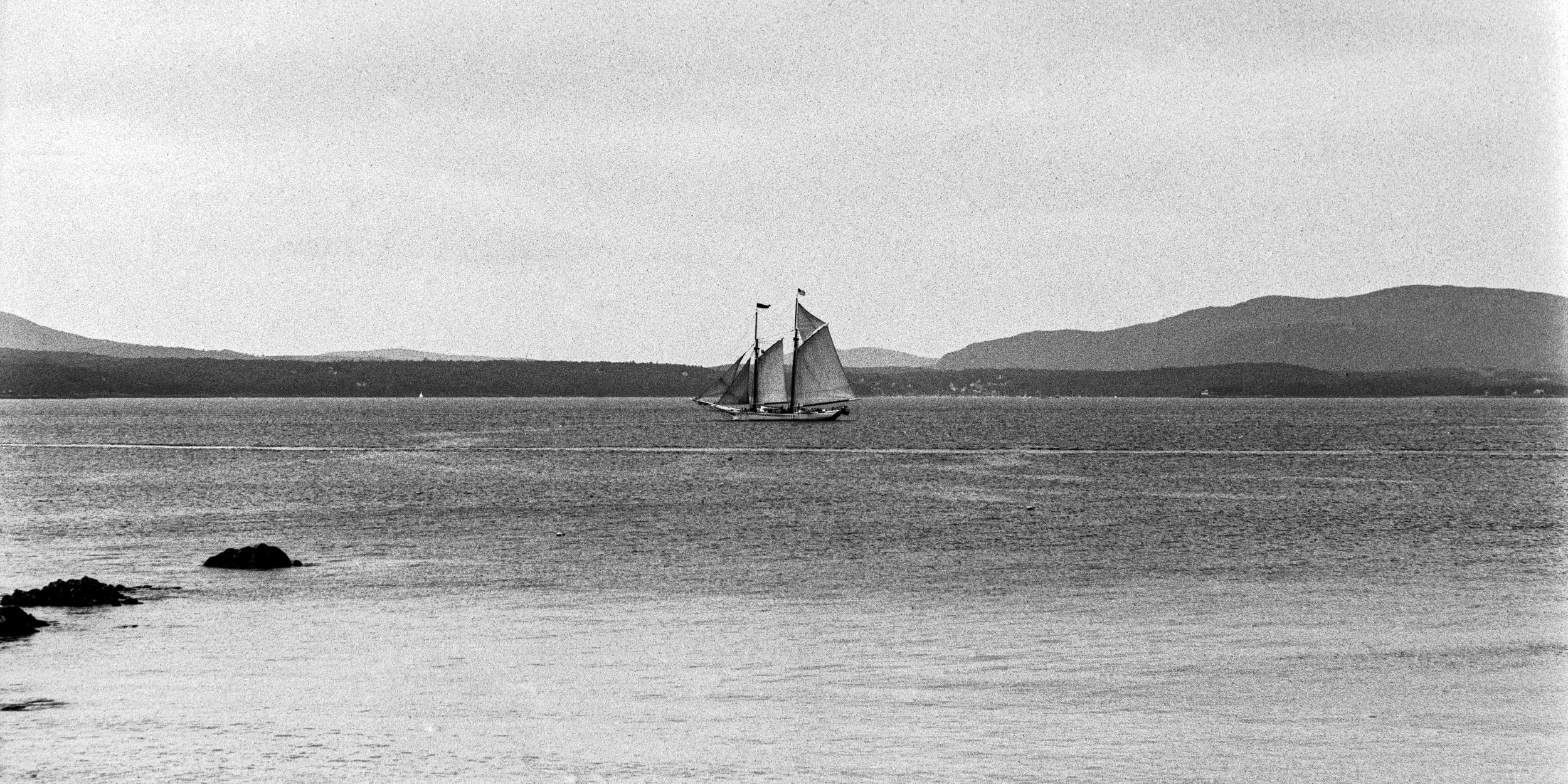 Schooner Heritage off Owl's Head